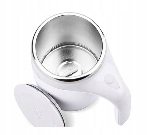 AUTOMATYCZNY KUBEK TERMICZNY 380 ML MAGNETYCZNE MIESZADŁO USB DLA KAWOSZY na Arena.pl