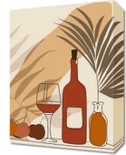 Obraz 30x40cm Winko przy Palmach