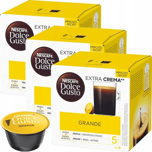 Kapsułki Nescafe Dolce Gusto GRANDE 48 kaw zdjęcie 1