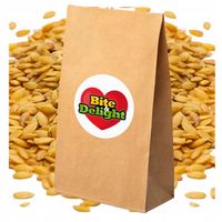 SIEMIĘ LNIANE ZŁOTE 5KG CZYSTE POLSKA DO TŁOCZNIA OLEJU 100% CZYSTOŚCI