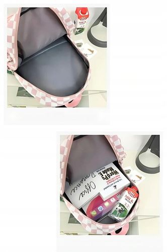 PLECAK SZKOLNY TORNISTER MŁODZIEŻOWY POJEMNY DUŻY RÓŻ DO SZKOŁY KL. 1-3 na Arena.pl