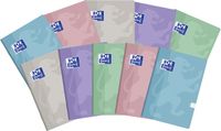10szt ZESZYTÓW OXFORD TOUCH PASTEL A5 KRATKA 32K