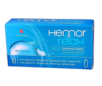 Hemoroidy czopki doodbytnicze Fytofontana Hemorrelax 10szt szczelina odbyt