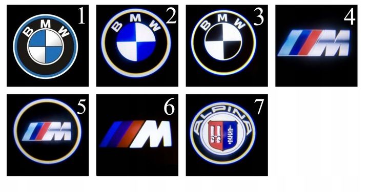 2x LED LOGO PROJEKTOR HD 3D BMW 5 E39 X X5 E53 Z Z8 E52 zdjęcie 6