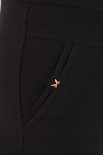 SPODNIE DAMSKIE WYSOKI STAN GŁADKIE BAWEŁNIANE ELASTYCZNE DUŻE ROZMIARY na Arena.pl