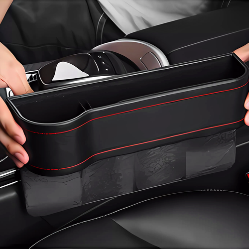 UCHWYT SAMOCHODOWY NA NAPOJE PICIE POMIĘDZY FOTELE ORGANIZER SCHOWEK na Arena.pl