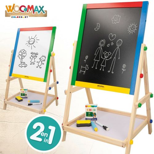Tablica 2 w 1 Woomax 5 Części 37,5 x 65 x 30,5 cm 4 Sztuk na Arena.pl
