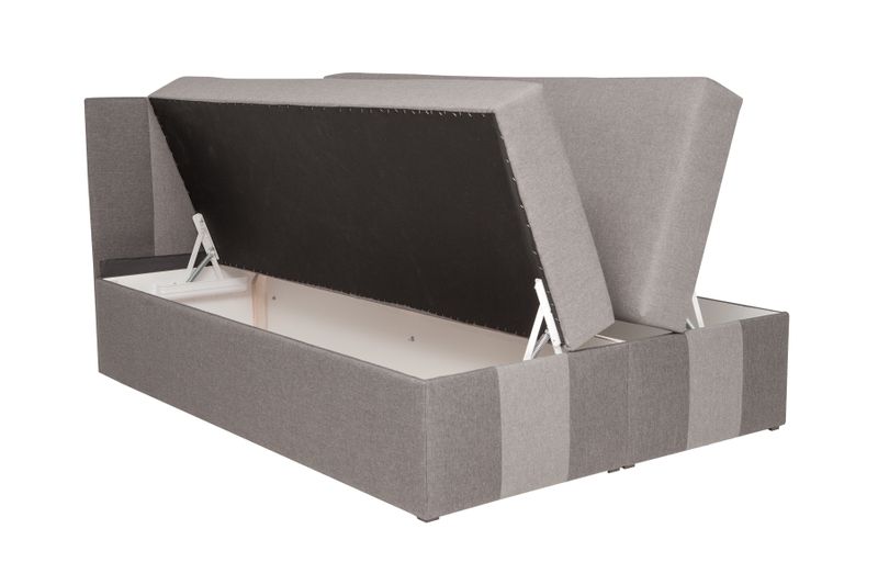 Łóżko tapicerowane 140x200 materac dwa pojemniki ŁÓŻKA NA WYMIAR zdjęcie 2