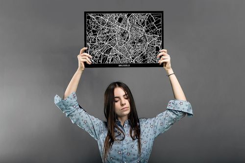 Deco Panel, Plan miasta Bruksela 120x80 na Arena.pl