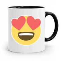 Kubek Czarny Dzień Dziecka Dla Syna Córki Emotka Z Nadrukiem Ze Zdjęciem