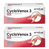 2x ACTIVLAB CYCLOVENOX 3 EXTRA 60kaps KRĄŻENIE ŻYLAKI ZMĘCZONE NOGI