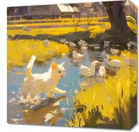 Obraz 50x50cm Słońce na Wsi