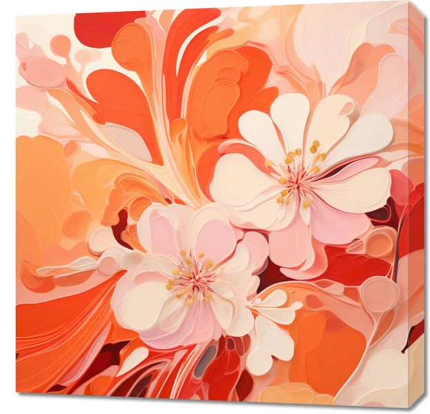 Obraz 70x70cm Taniec Kwiatów zdjęcie 1