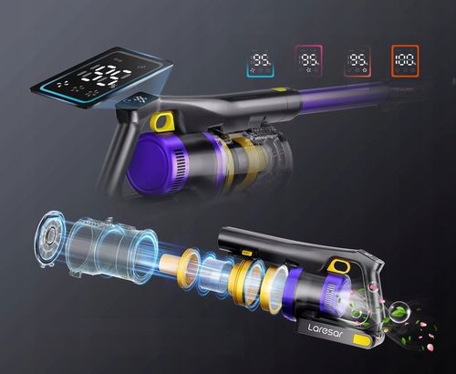 Odkurzacz pionowy Laresar X11 fioletowy na Arena.pl