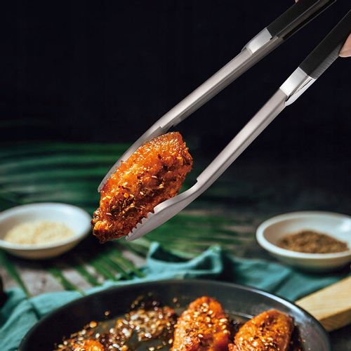 SZCZYPCE DO GRILLA Stal 430 NIERDZEWNA XXL 45cm na Arena.pl