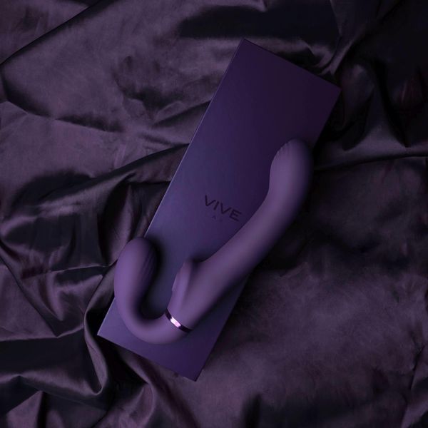 Ai - Dual Vibrating & Air Wave Tickler Strapless Strapon zdjęcie 8