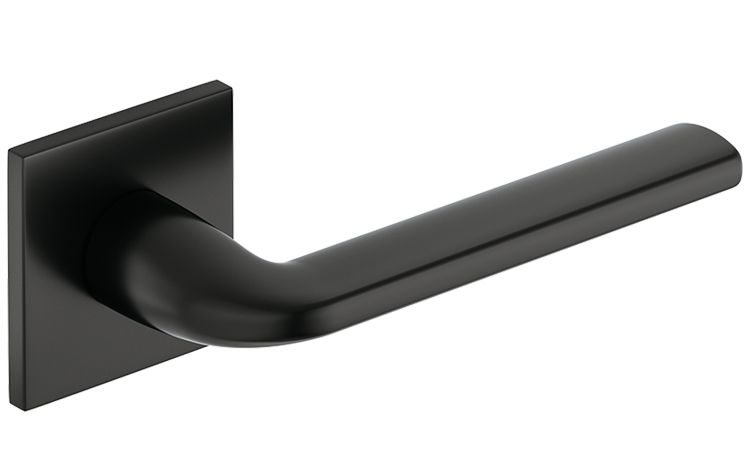 KLAMKA DRZWIOWA PREMIUM SCANDI Q SL KOLOR CZARNY zdjęcie 1