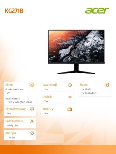 Monitor 27 KG271Bbmiipx na Arena.pl