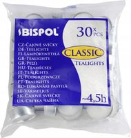 Świeca tealight parafinowa Bispol 30 szt.