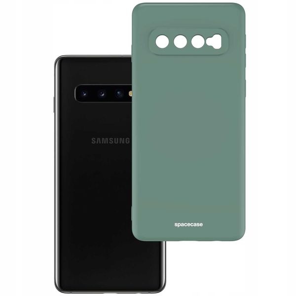 Spacecase Silicone Case Galaxy S10 Dark Green zdjęcie 2