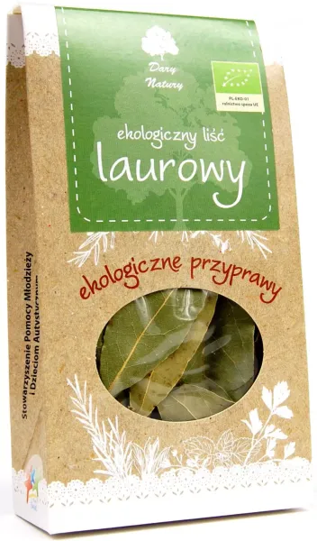 LiŚĆ Laurowy BIO 10 g - Dary Natury zdjęcie 1