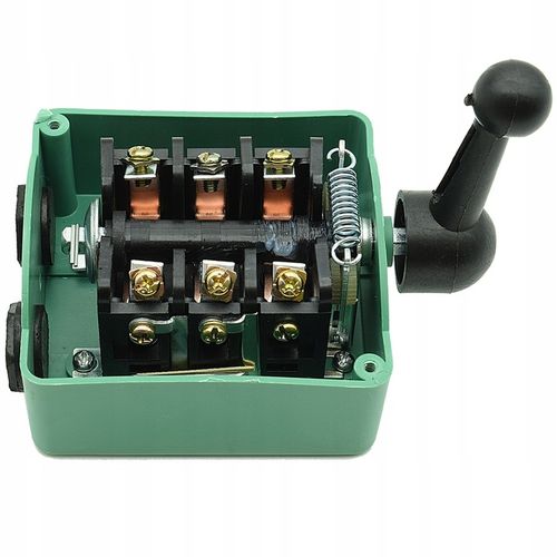 WŁĄCZNIK WYŁĄCZNIK ŁĄCZNIK KRZYWKOWY W OBUDOWIE LEWO PRAWO 3 FAZY 15A 380V na Arena.pl