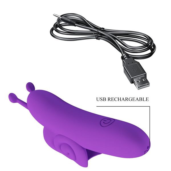 Pretty Love - Snail Honey Finger, 10 Vibration Functions Memory Function zdjęcie 10