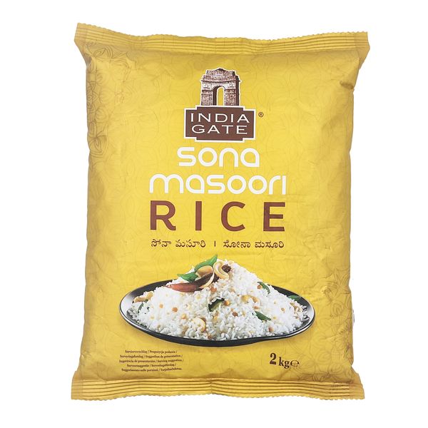 Ryż Sona Masoori India Gate 2kg zdjęcie 1
