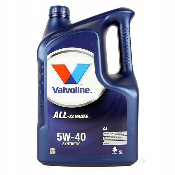 VALVOLINE ALL CLIMATE 5W40 C3 5L zdjęcie 1