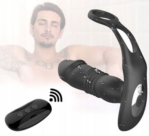 MASAŻER PROSTATY RUCH GÓRA-DÓŁ + RINGI NA PENISA I JĄDRA + MASAŻER KROCZA na Arena.pl