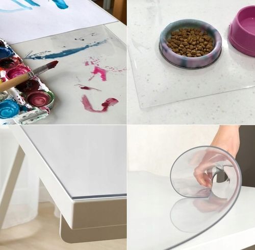 MATA OHRONNA NA STÓŁ BLAT PODKŁADKA PRZEZROCZYSTA MIĘKKIE SZKŁO 1MM 60X120 na Arena.pl