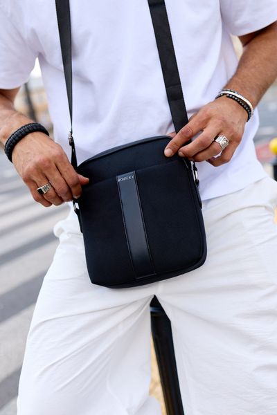 torba męska pu r-2003-6755 black zdjęcie 5