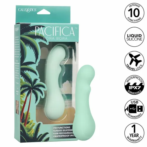 calexotics pacifica bora bora - wibrator g-spot 10 trybow aqua silikon na Arena.pl