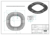 KRATA OCHRONNA DRZEW OKRĄGŁA 155x155 MALOWANA
