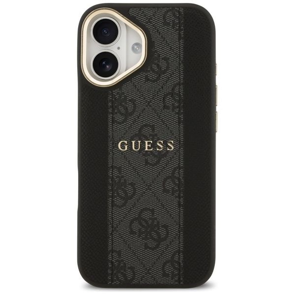Etui Guess 4G Stripe MagSafe do iPhone 17 czarny zdjęcie 3