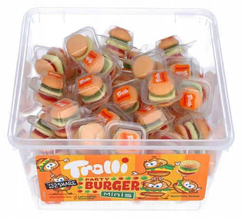 Trolli, żelki, Mini burger hamburger 600 g na Arena.pl