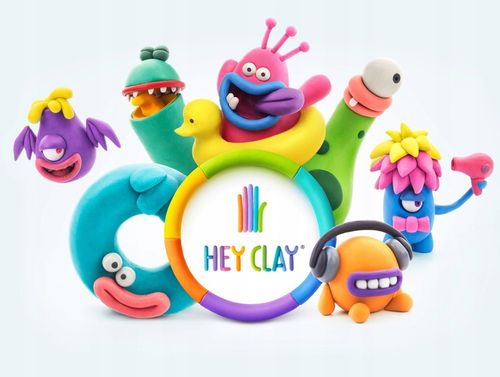 Masa Plastyczna Zestaw Zwierzątka HEY CLAY dla Dzieci+15 pojemników 4 lata+ na Arena.pl
