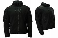 BLUZA POLAROWA TAKTYCZNA TEXAR HUSKY GRUBA 360g KURTKA POLAR CZARNA 4XL