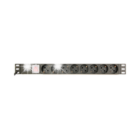 Listwa zasilacjąca RACK 19 C14 PDU 8x230V 10A 3M wtyk do UPS WŁĄCZNIK LED