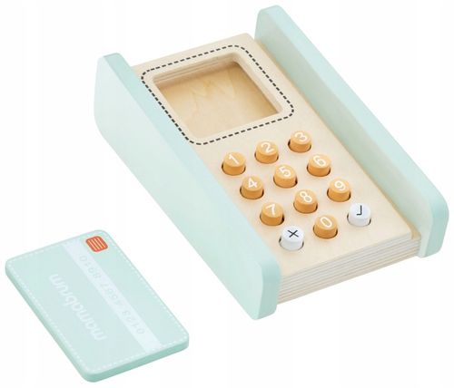 Duży drewniany sklep stragan teatr waga terminal płatniczy warzywa i owoce na Arena.pl