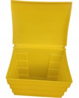 POJEMNIK skrzynia piasek piach sól drogową sorbent 70L PPM 70 litrów ŻÓŁTY