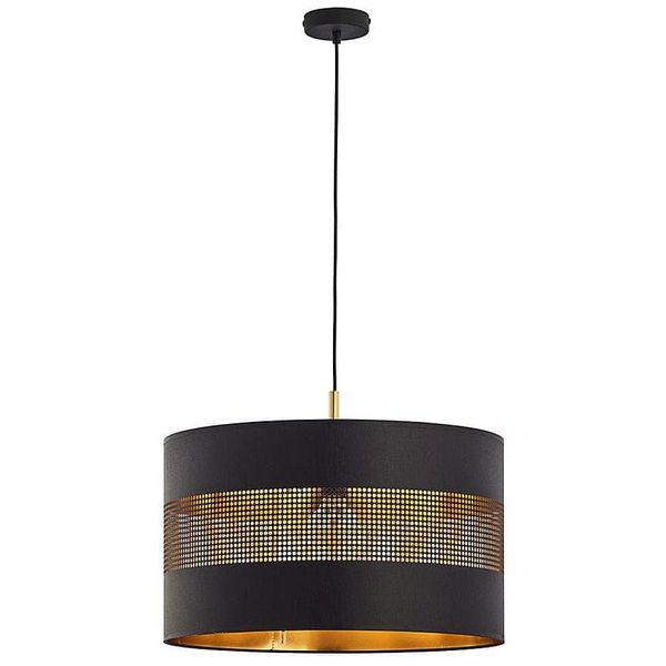Lampa wisząca Tago 3211 TK Lighting pojedyncza czarna złota zdjęcie 1
