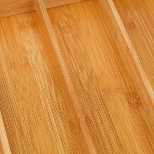 WKŁAD DO SZUFLADY na sztućce bambusowy rozsuwany regulowany organizer 52x43 na Arena.pl