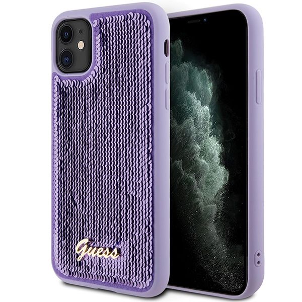 Etui Guess do iPhone 11, iPhone XR, Fioletowy zdjęcie 1