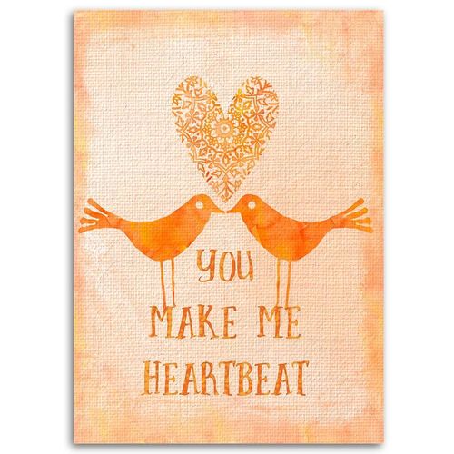 Obraz na płótnie – Canvas, Miłosne hasło 50x70 na Arena.pl