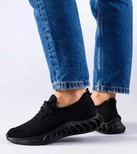 Czarne materiałowe sneakersy Derek 41 na Arena.pl