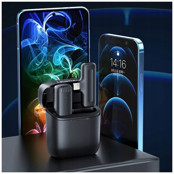 Pojemnościowy Bezprzewodowy Mikrofon Krawatowy ULANZI J11 Lightning zdjęcie 7