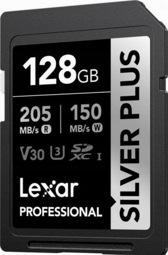 Karta SD Lexar 128GB Silver Plus SDXC UHS-I U3 V30 na Arena.pl