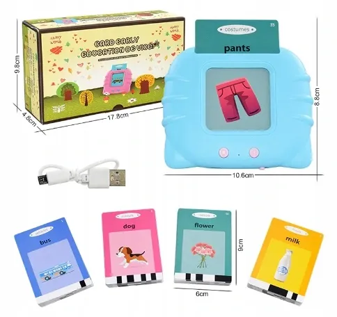 ZABAWKA DO WCZESNEJ NAUKI ANGIELSKIEGO PREZENT DLA 3 4 5 LATKA 510 KART XXL na Arena.pl