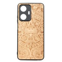 Drewniane Etui Bewood Realme C55 KALENDARZ AZTECKI ANIEGRE